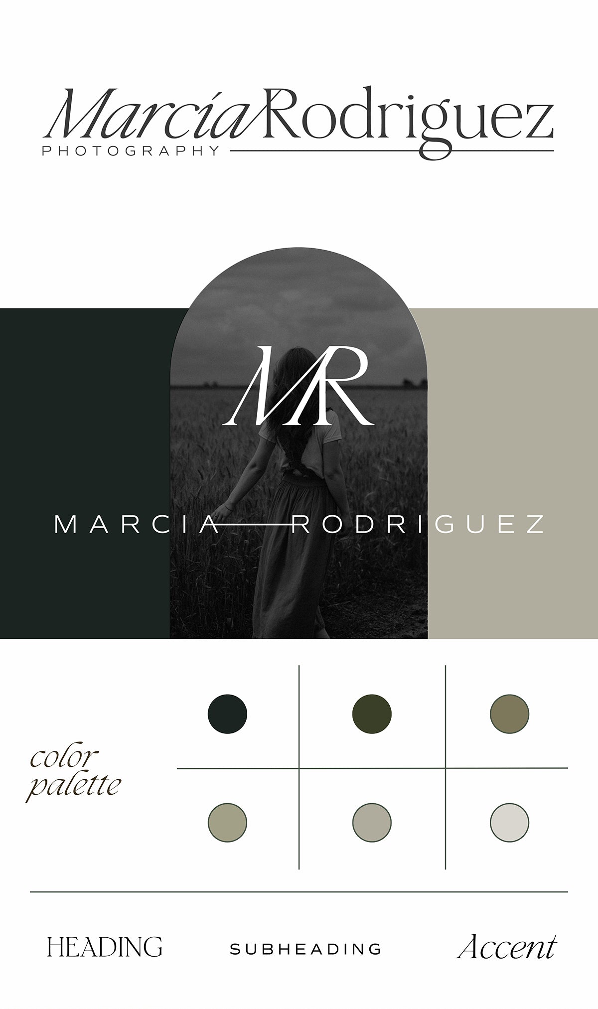 Marcia Semi Custom Brand Kit