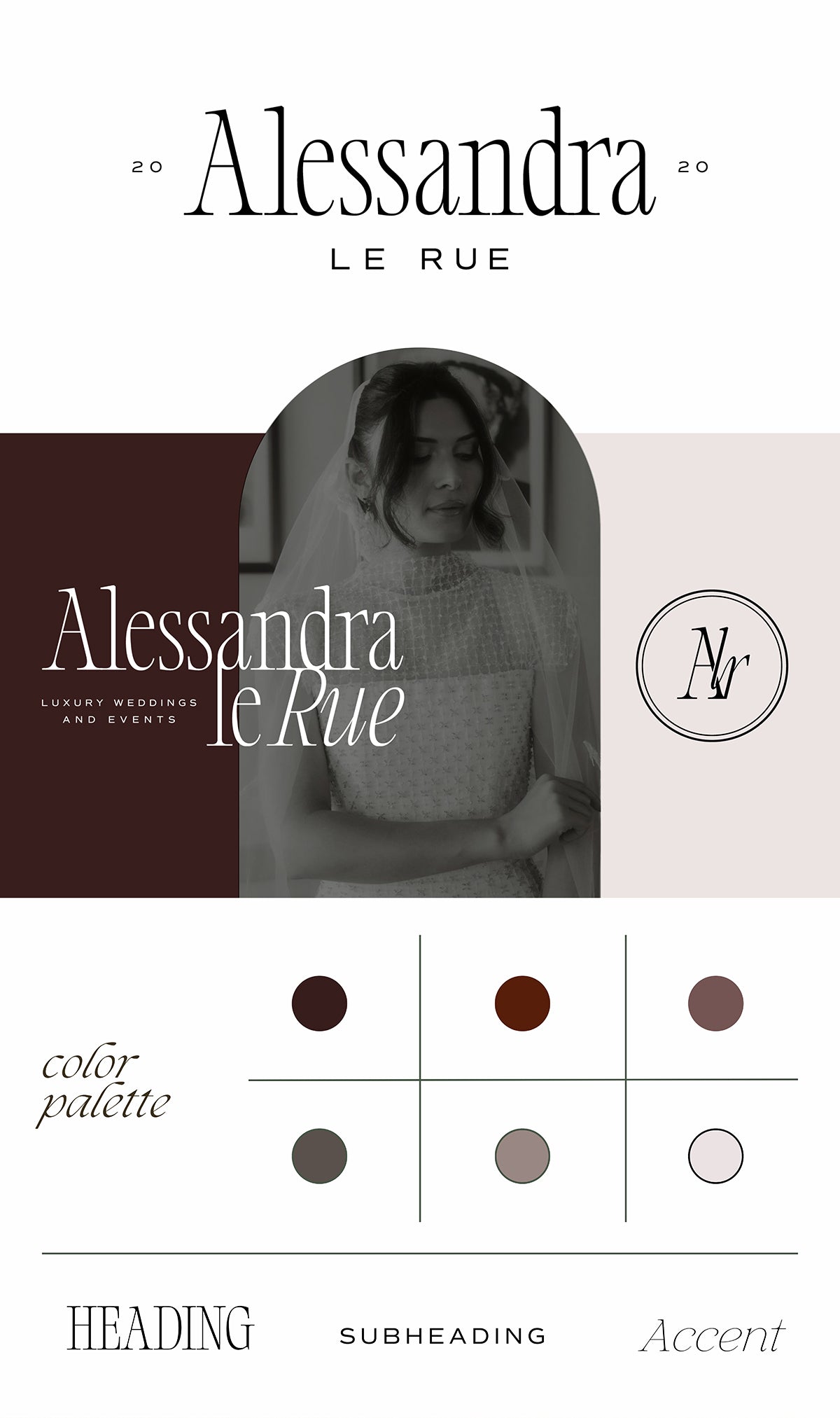 Alessandra Semi Custom Brand Kit
