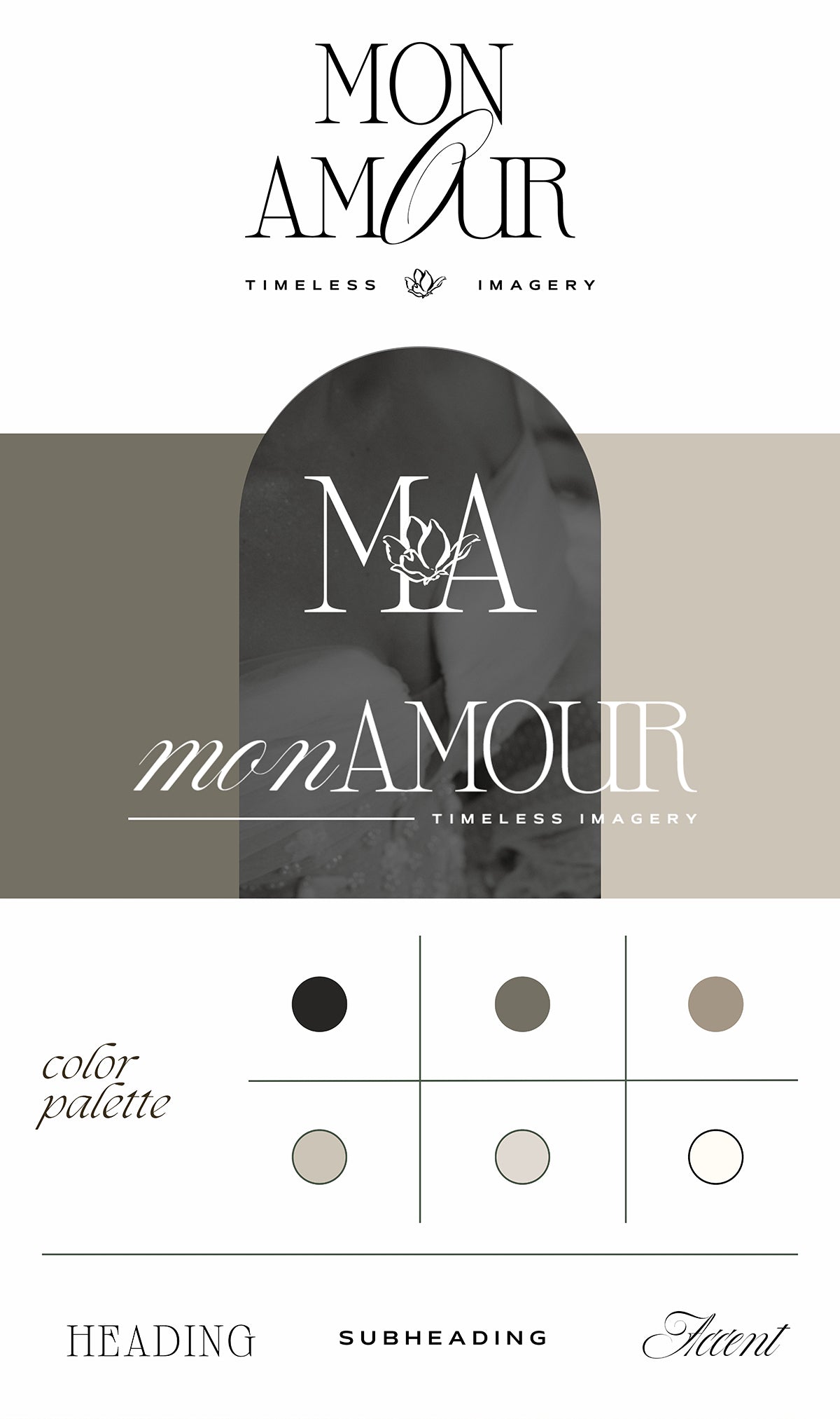 Mon Amour Semi Custom Brand Kit