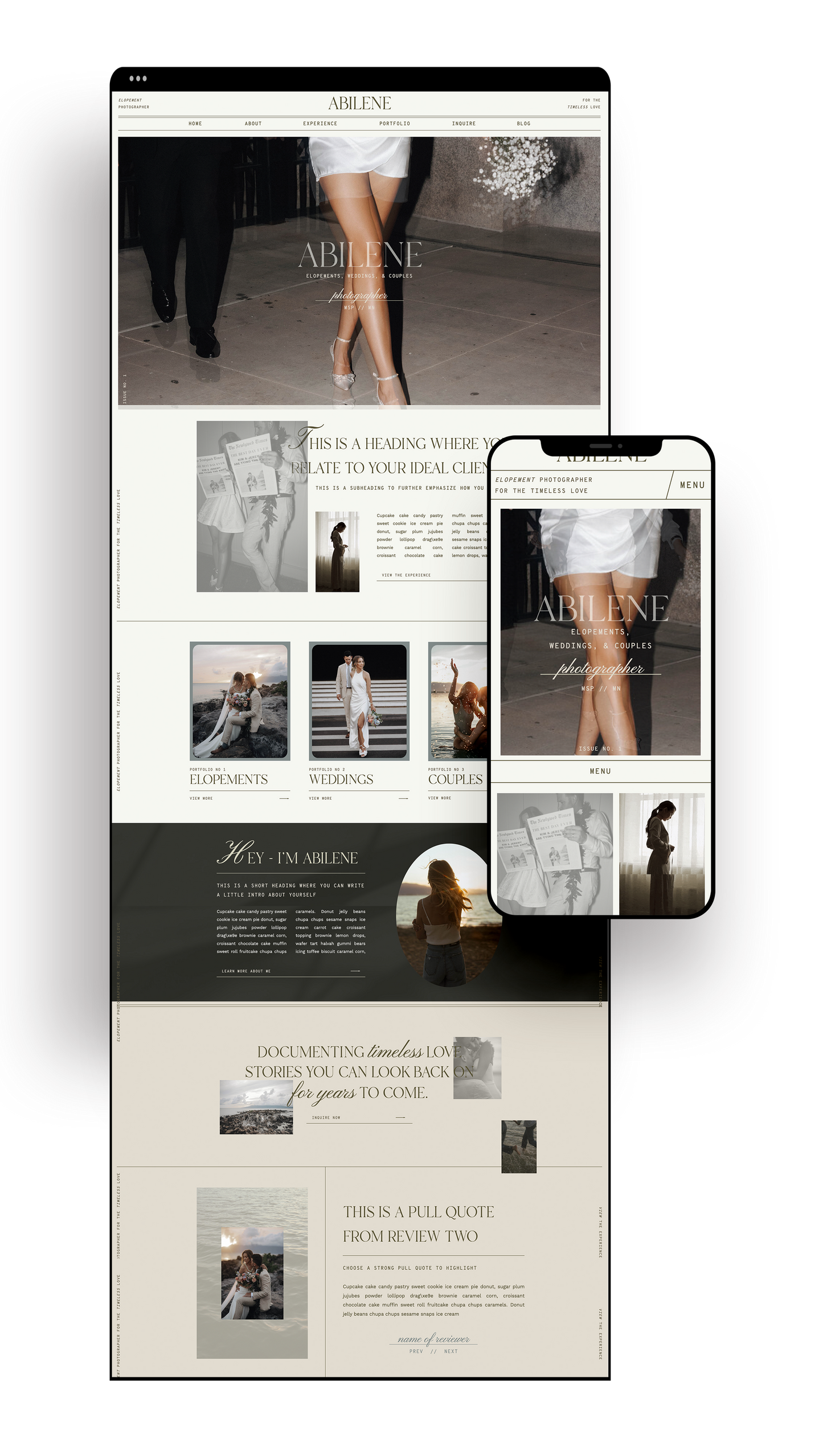 Abilene Website Template