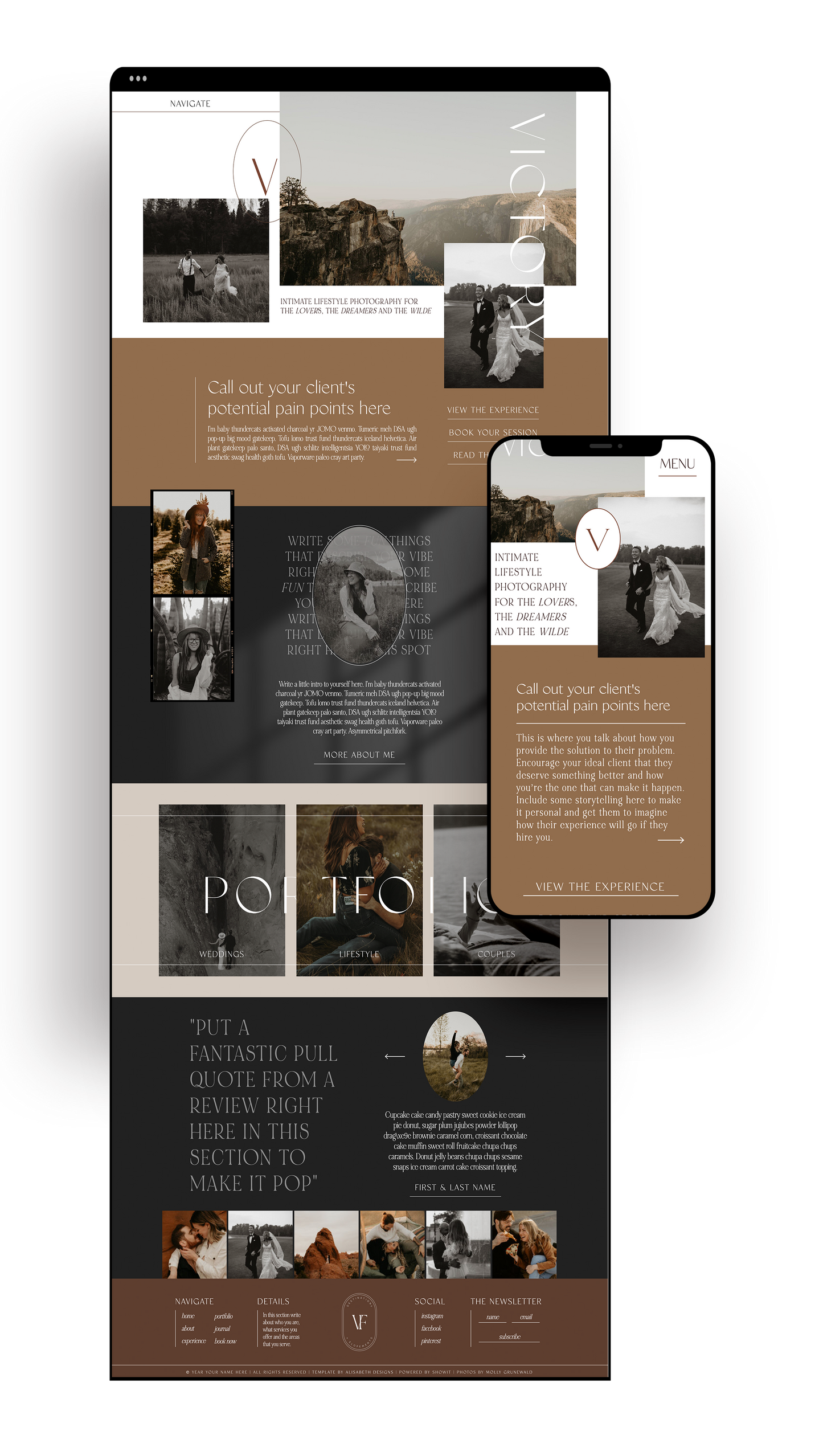 Victory Website Template