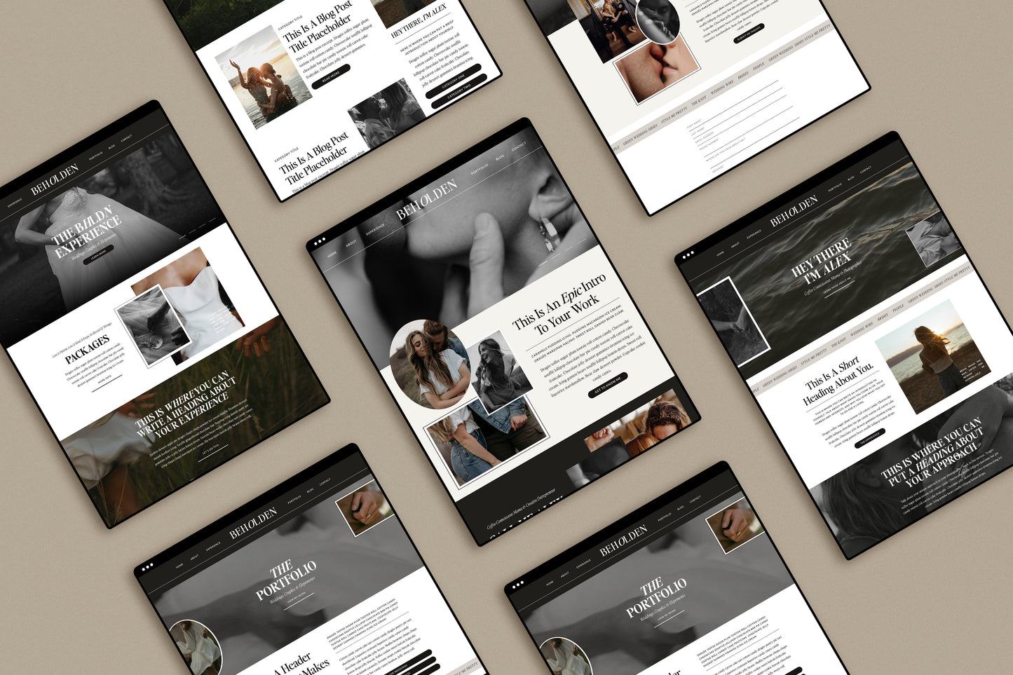 Beholden Website Template