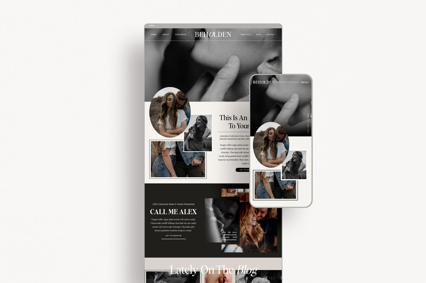 Beholden Website Template