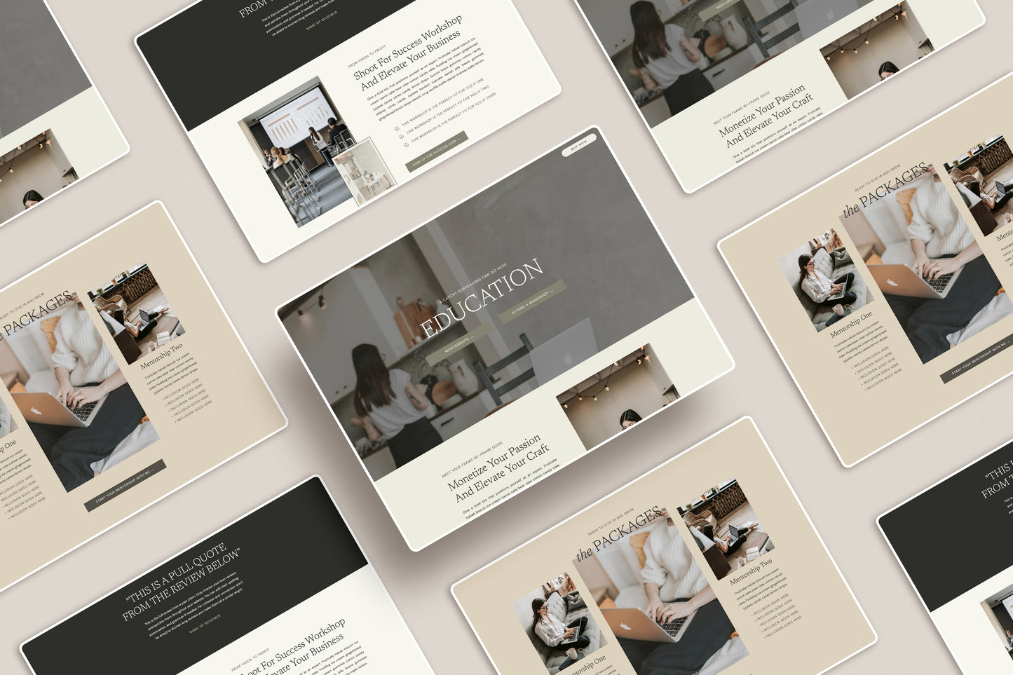 Education Page Template